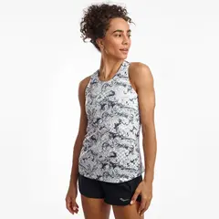 Saucony Stopwatch Singlet Γυναικείο Αμάνικο, Μέγεθος: XS