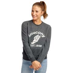 Saucony Midweight Graphic Crew Sweater, Size: M