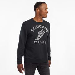 Saucony Midweight Graphic Crew Men's Hoodie, Size: S