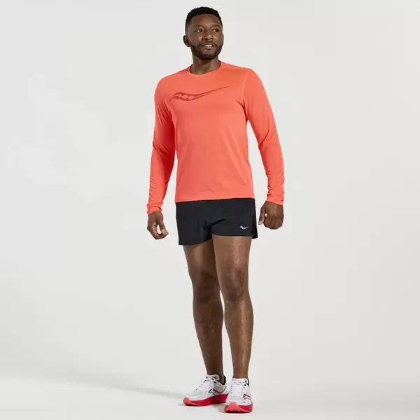 Saucony Stopwatch Graphic Ανδρική Μακρυμάνικη Μπλούζα, Μέγεθος: S, 5 image