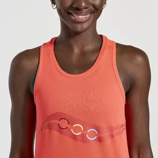 Saucony Stopwatch Singlet Γυναικείο Αμάνικο, Μέγεθος: XS, 3 image