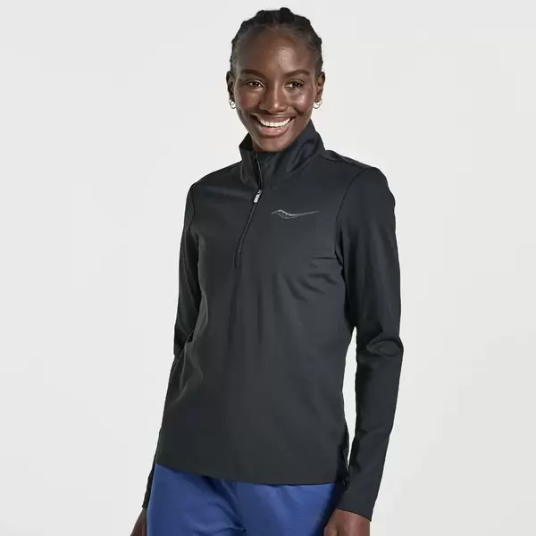 Saucony Solstice 1/4 Zip Γυναικείο Φούτερ, Μέγεθος: XS