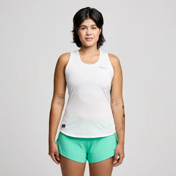 Saucony Stopwatch Singlet Γυναικείο Αμάνικο, Μέγεθος: XS