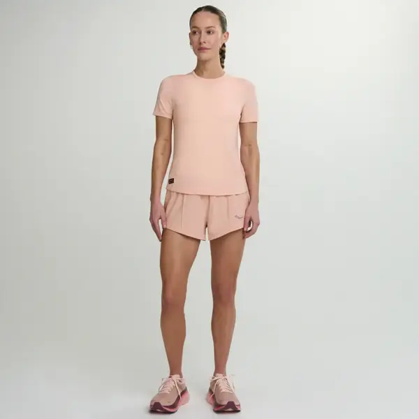 Saucony Stopwatch T-Shirt Γυναικείο Κοντομάνικο, Μέγεθος: XS