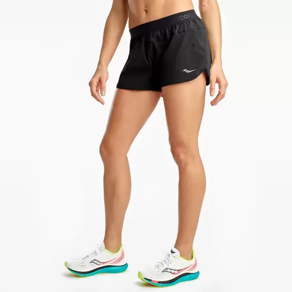 Saucony Outpace 2.5" Split Γυναικείο Σόρτς, Μέγεθος: L